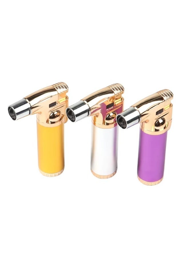 Generic Brand ولاعة شعلة بوتان للشواء، مسدس لهب غاز قابل لاعادة الملء للشواء والتخييم، (مزيج اللون) - Image 2