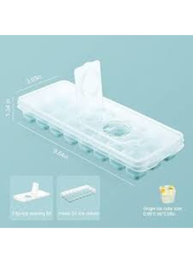 Dunya Plastik Silicone Ice Tray with Plastic Cover - Image 3