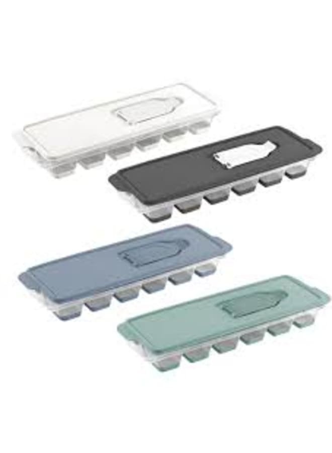 Dunya Plastik Silicone Ice Tray with Plastic Cover - Image 4