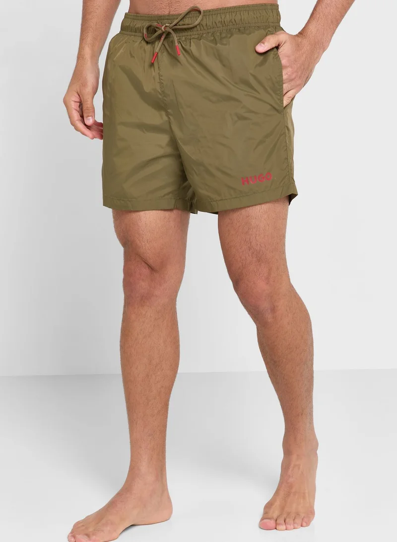 HUGO Logo Swim Shorts