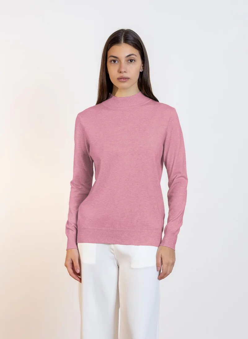 شايبس HIGH NECK KNITTED TOP