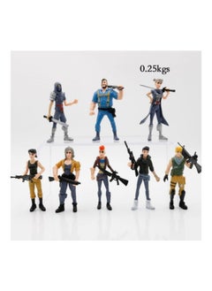 NIBEMINENT 8-Piece Fortnite Anime Figure Set 4.5inch  - Image 2