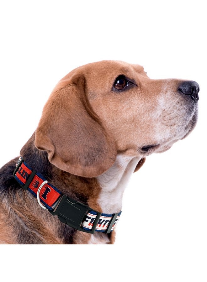 Pets First Pets First Collegiate PET Collar New Version Illinois Fighting Illini Dog Collar, Size Small. Best Sports Team Color for Dogs & Cats. A Shiny & Colorful Dog & Cat Collar Licensed by The NCAA - Image 4