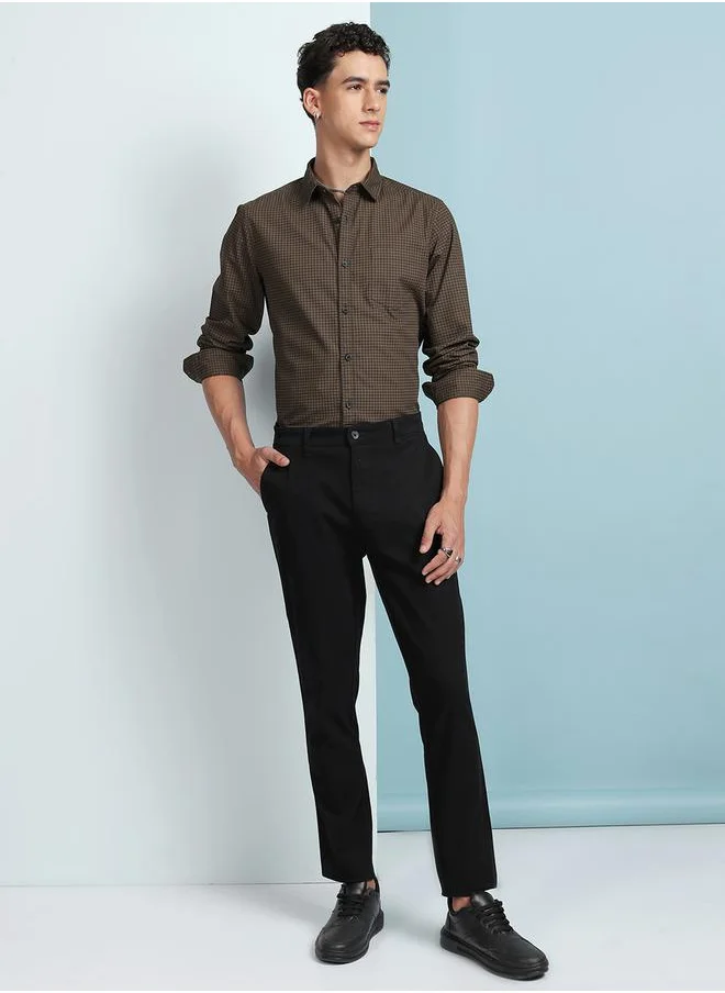 HIGHLANDER Mid Rise Slim Fit Chino Trousers