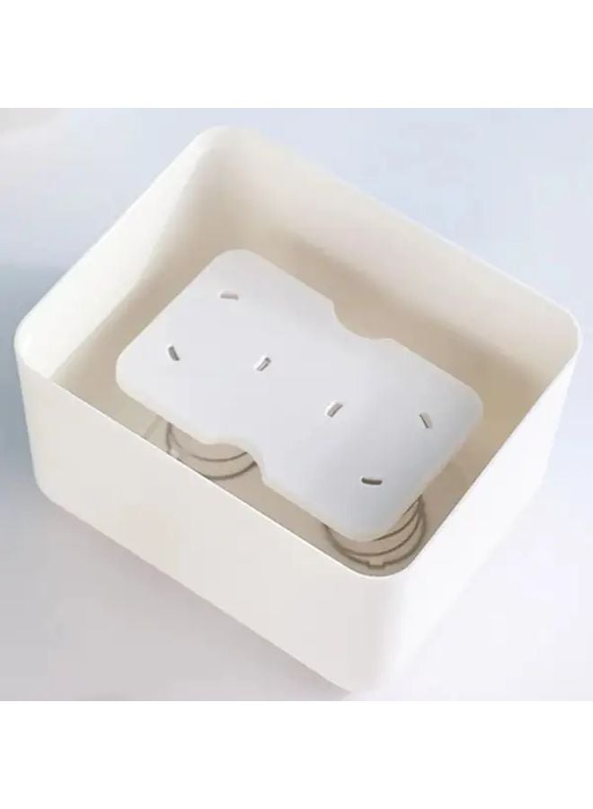 White Automatic Hands Free Tissue Dispenser Hygienic One Touch Wall Mounted Space Saving - Image 5