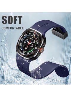 MIGOFAST Magnetic Band Compatible with Samsung Galaxy Watch 7 Ultra 2024 Strap, Magnetic D-Buckle Replacement Band, No Gap Silicone Sports Strap for Samsung Galaxy Watch 7 Ultra Men Women  - Image 4