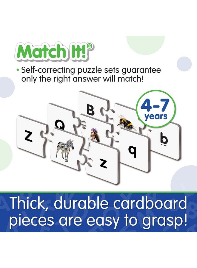 THE LEARNING JOURNEY Learning Journey International Match It! - Upper & Lower Case Letters - Self-Correcting Alphabet Matching Puzzle, Multi - Image 3