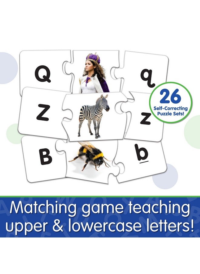 THE LEARNING JOURNEY Learning Journey International Match It! - Upper & Lower Case Letters - Self-Correcting Alphabet Matching Puzzle, Multi - Image 2