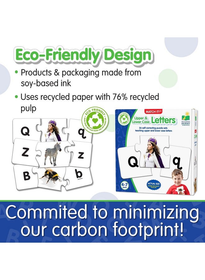 THE LEARNING JOURNEY Learning Journey International Match It! - Upper & Lower Case Letters - Self-Correcting Alphabet Matching Puzzle, Multi - Image 5