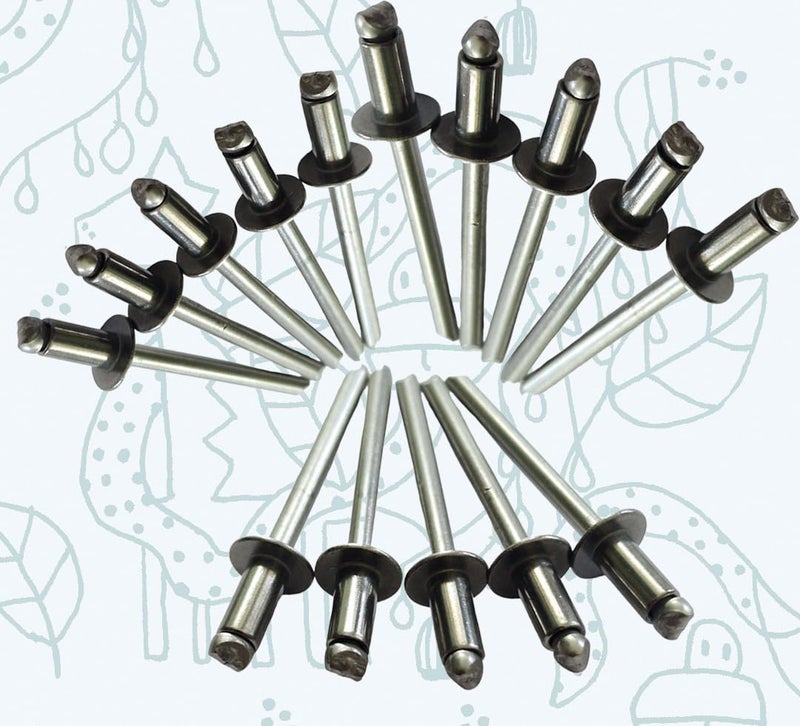 Universal Hardware 5mm Blind Rivets Type A Dome Head Stainless Steel DIN 7337 (50, 5 x 10mm) - Image 4