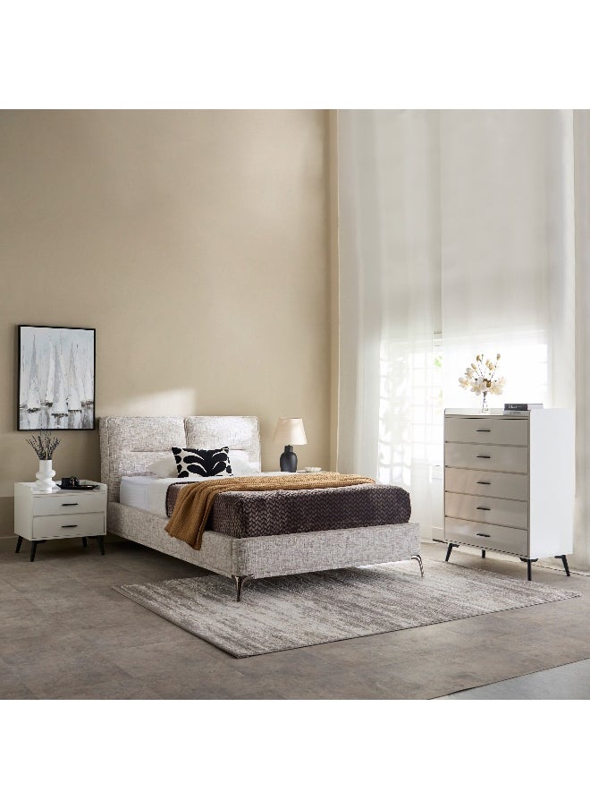 Marwell Nxt Carina Upholstered Twin Bed - 120x200 cm