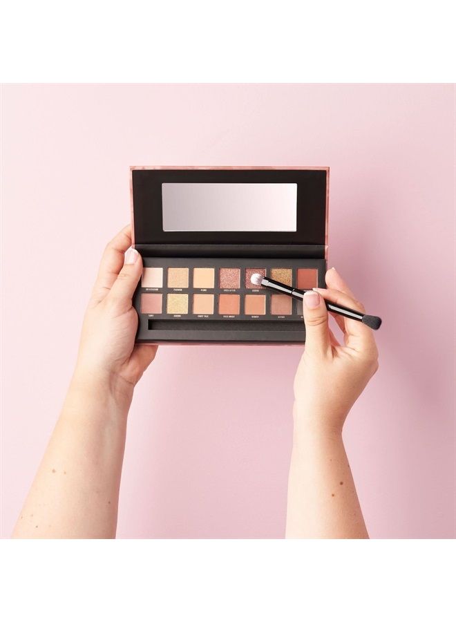 W7 لوحة ظلال العيون الرومانسية - 12 لون طبيعي، وردي نود - مكياج خالي من العيوب يدوم طويلاً - Image 3
