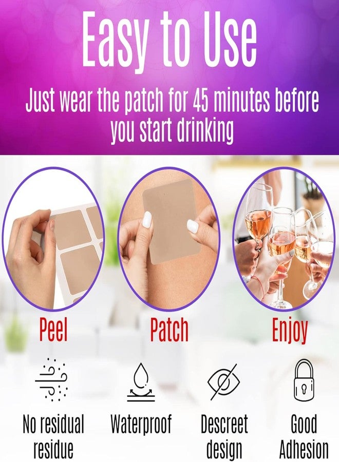 المشروبات العشبية لصقات هيربال بريوز لعلاج صداع الكحول - لصقات طبيعية لتخفيف صداع الكحول مع فيتامينات ومستخلصات عشبية | 30 لصقة | لصقة سهلة اللصق لإزالة السموم من الجسم، وتخفيف الصداع والتعب والغثيان | دعم التعافي من إدمان الكحول - Image 4