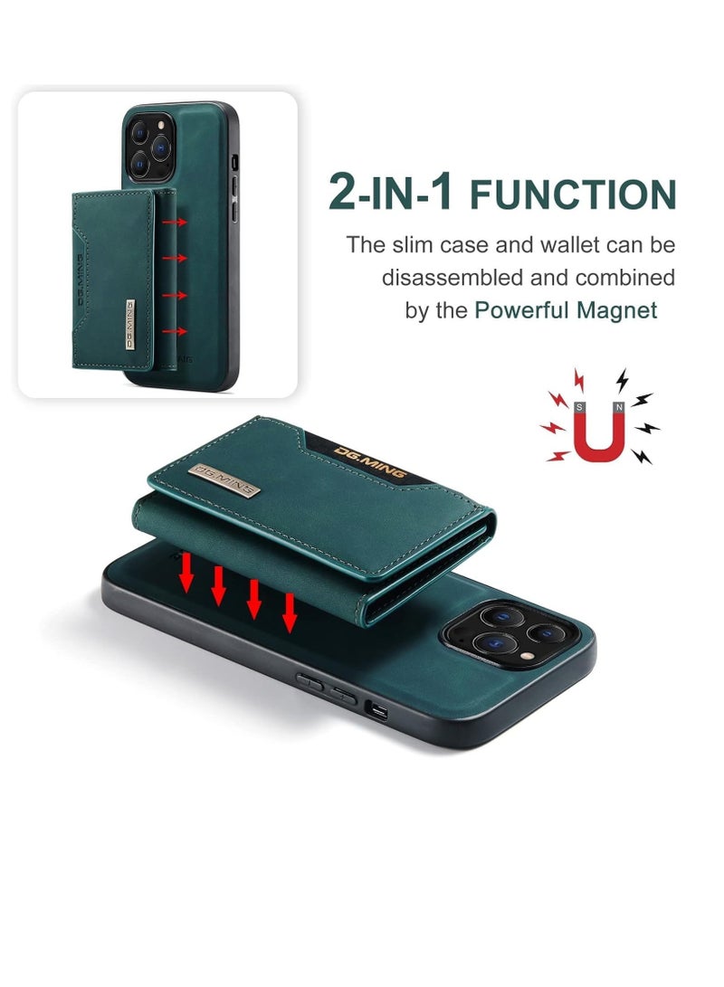 DGMING Case Cover For iPhone 15 Pro Max DG.MING M3 Series 3-Fold Multi Card Wallet Leather Phone Case - Image 2