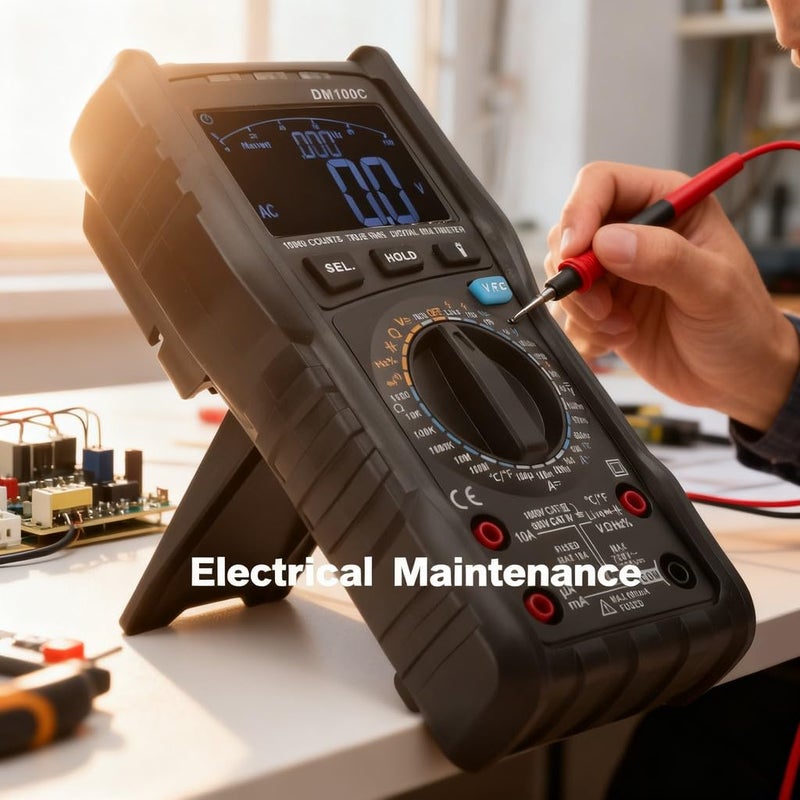 Digital Multimeter 4000 Counts with NCV and Low Voltage Detection 10A 999 9V - Image 3