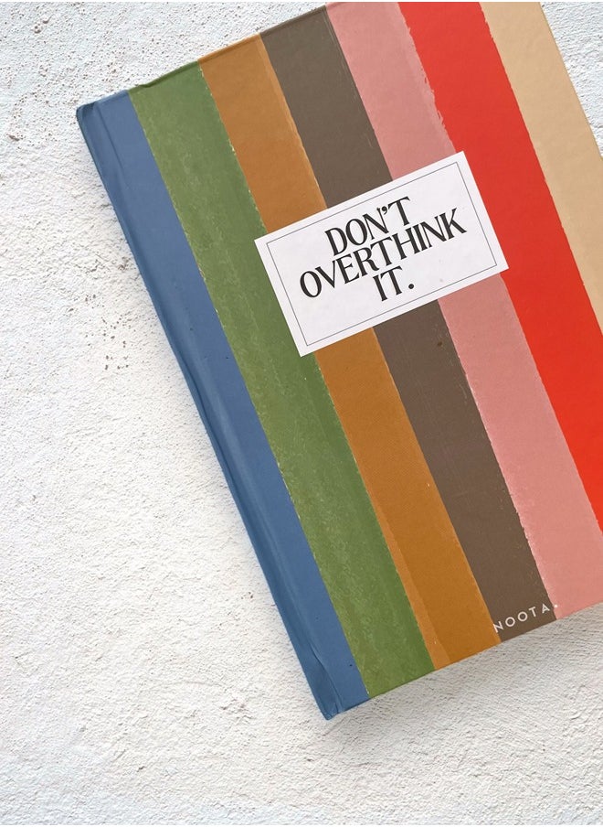 Noota - A5 NOOTA DON’T OVERTHINK IT NOTEBOOK - Image 1