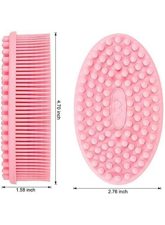 VIHANCO Silicone Body Scrubber Brush, Soft Bristles, Multicolour - Image 2
