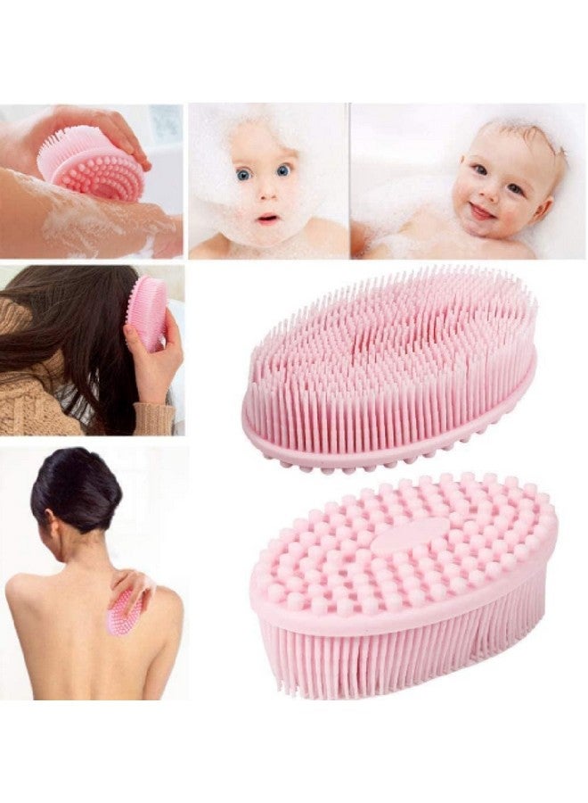 VIHANCO Silicone Body Scrubber Brush, Soft Bristles, Multicolour - Image 5