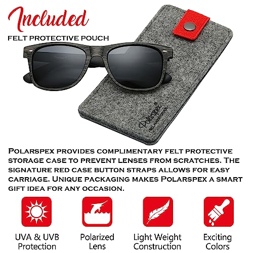PolarSpex Polarized Sunglasses for Men and Women – UV Protection, Durable & Lightweight Retro Sunglasses for Driving, Fishing - Image 2