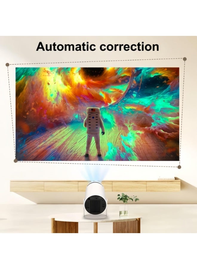 Retro Console 2-in-1 Smart Game Projector, 4K HD Support, 40,000+ Built-in Retro Games, 100-Inch Display, Wi-Fi & Bluetooth, Auto Keystone, Portable Home Theater & Gaming Console - Image 4
