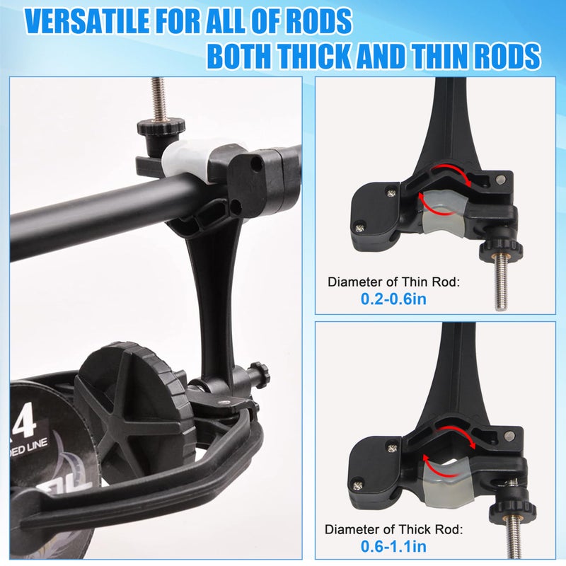 SILANON Fishing Line Spooler - Portable Fishing Reel Line Winder Spooling Station System Baitcaster Line Spooler Machine Tool - Image 3