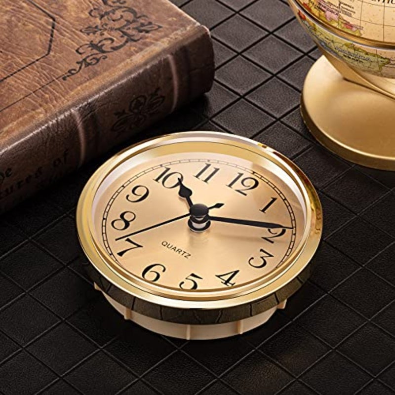 3-1/2 Inch 90 mm Quartz Clock Fit-up/Insert with Arabic Numeral - Image 4