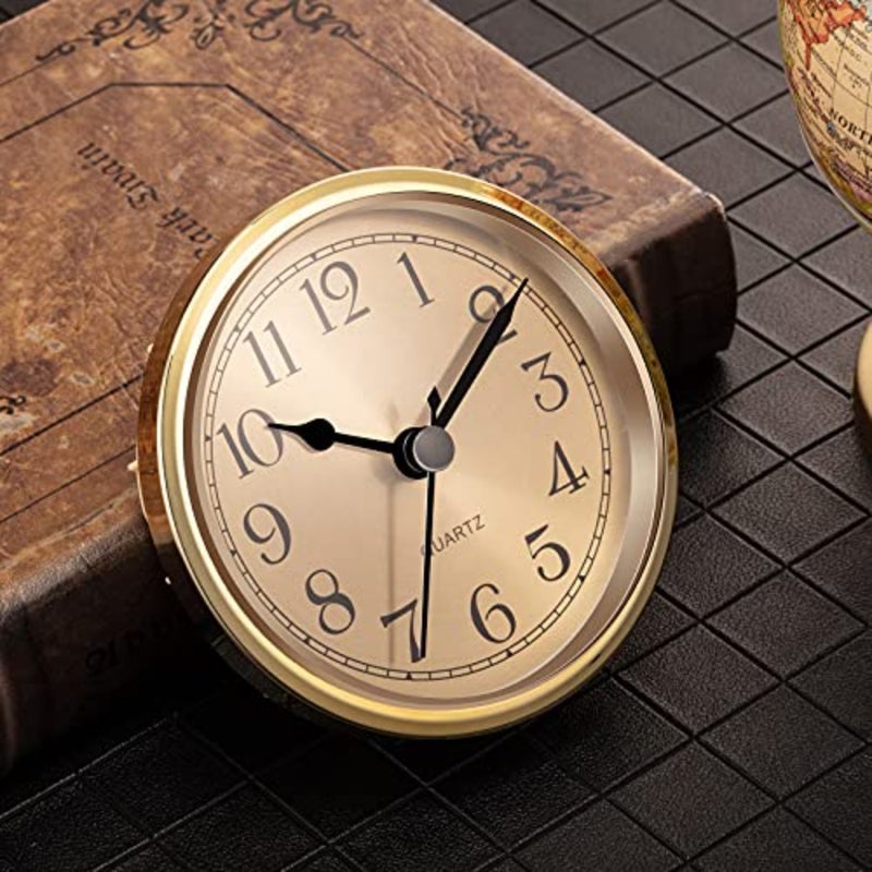 3-1/2 Inch 90 mm Quartz Clock Fit-up/Insert with Arabic Numeral - Image 3