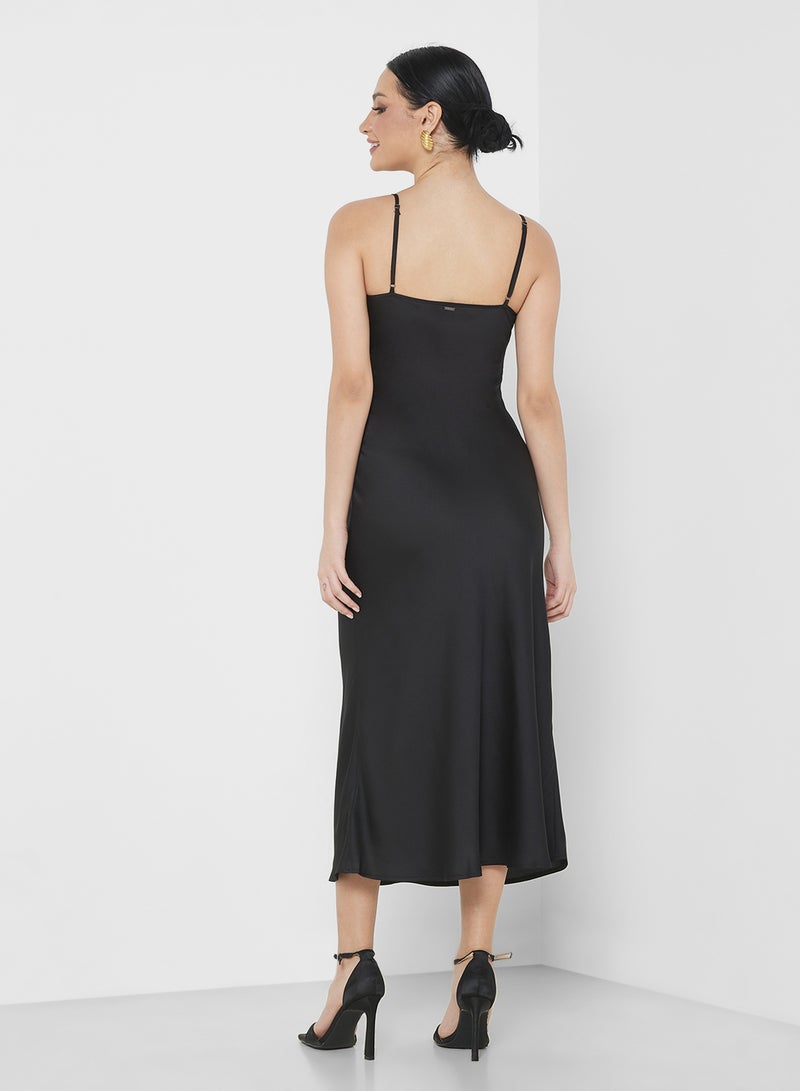 GUESS Satin Slip Dress - Image 2