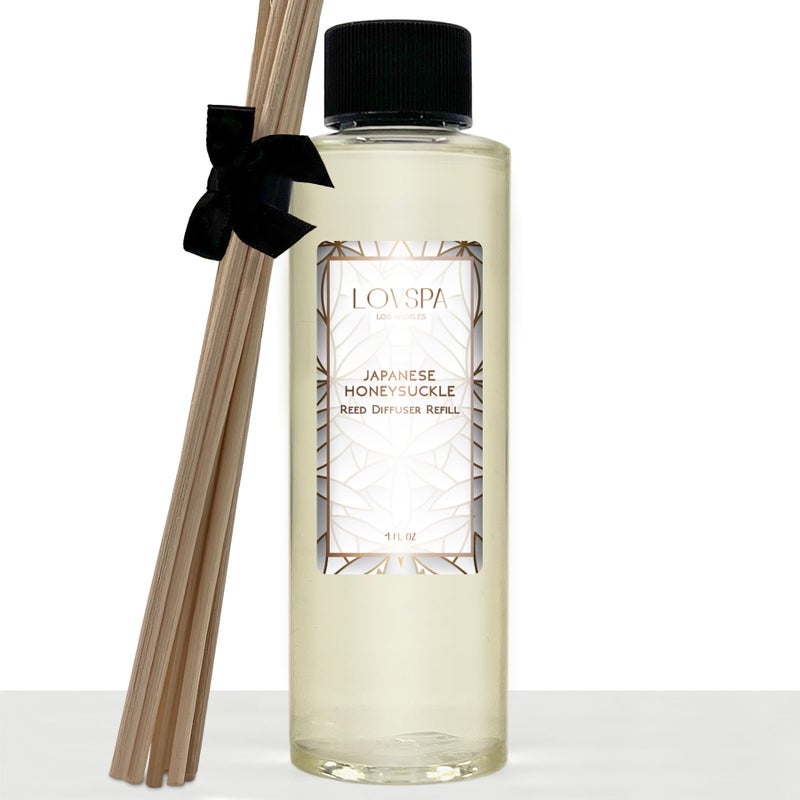 LOVSPA Japanese Honeysuckle Diffuser Oil  Luxury Essential Oils for Diffuser Refill  Air Freshener Room Spray  LongLasting  Natural Home Fragrance Scented Oil for Diffusers USA Made 4oz - Image 3