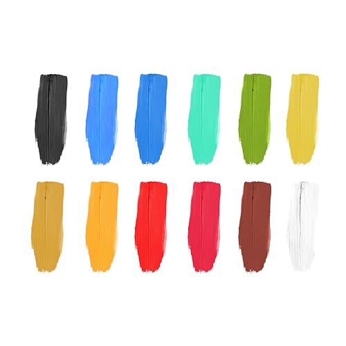Camel Student Oil Color Box - 9ml Tubes, 12 Shades - Image 3