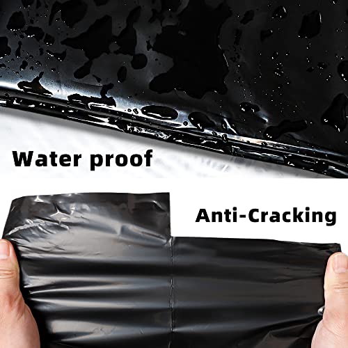 POLYSELLS 500 pcs 10x13 Inches Black Poly Mailers Shipping Envelopes, Strong Adhesive Sealing, Waterproof, and Tear-resistant Postal Mailing Bags for Clothing, Books, and Accessories - Image 4