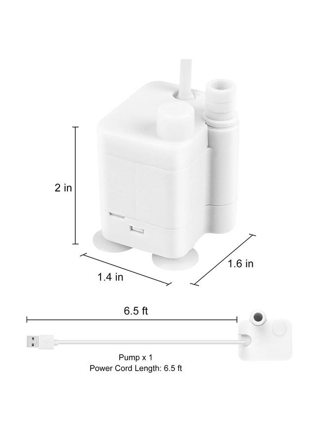 NPET Cat Water Fountain Replacement Pump with Light Compatible with WF100 Cat Fountain - Image 5