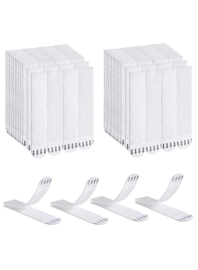 48 Pairs Heavy Duty Picture Hanging Strips – 9.3×1.9 cm, Damage‑Free Adhesive Mounting Tapes for Frames & Wall Décor, Holds up to 9 kg (4 Strips) - Image 1