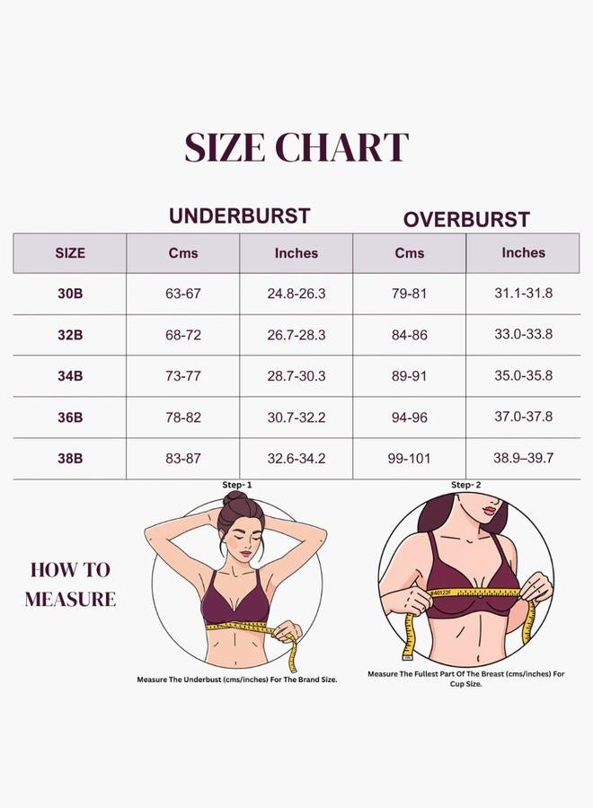 MUNNS AND MARS Pack of 2 - Lightly Padded Cotton T-Shirt Bra - Image 5