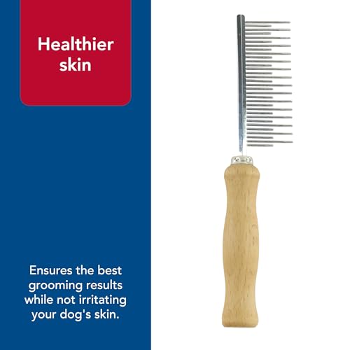 Coastal Pet Safari Dog Shedding Combs - Dog Shedding Brush for Dogs with Short and Long Hair - Different Sized Teeth for Undercoat Rake - 7" x 1.5" - Image 5