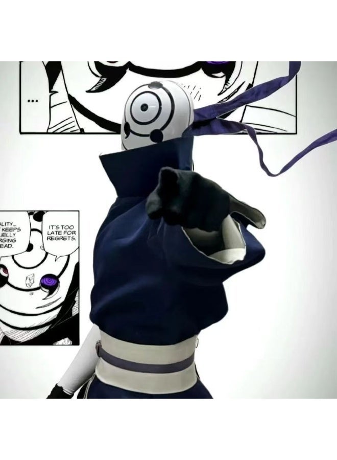 general Excellent Texture And Fine Workmanship Naruto Uchiha Obito Cosplay Nontoxic Mask - Image 4