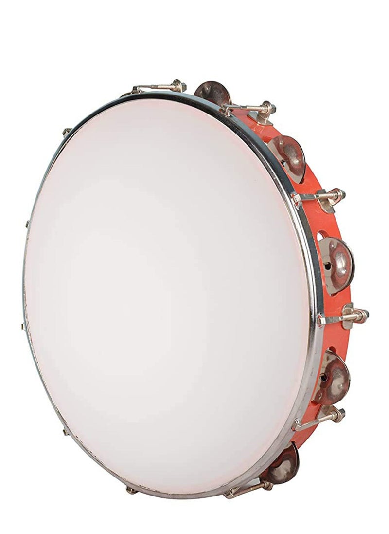 AJ Music Tambourine 10 inch Musical instrument  - Image 1
