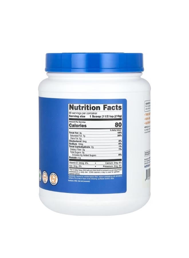 Nutricost Coconut Oil Powder Unflavored  2 lb 907 g - Image 2