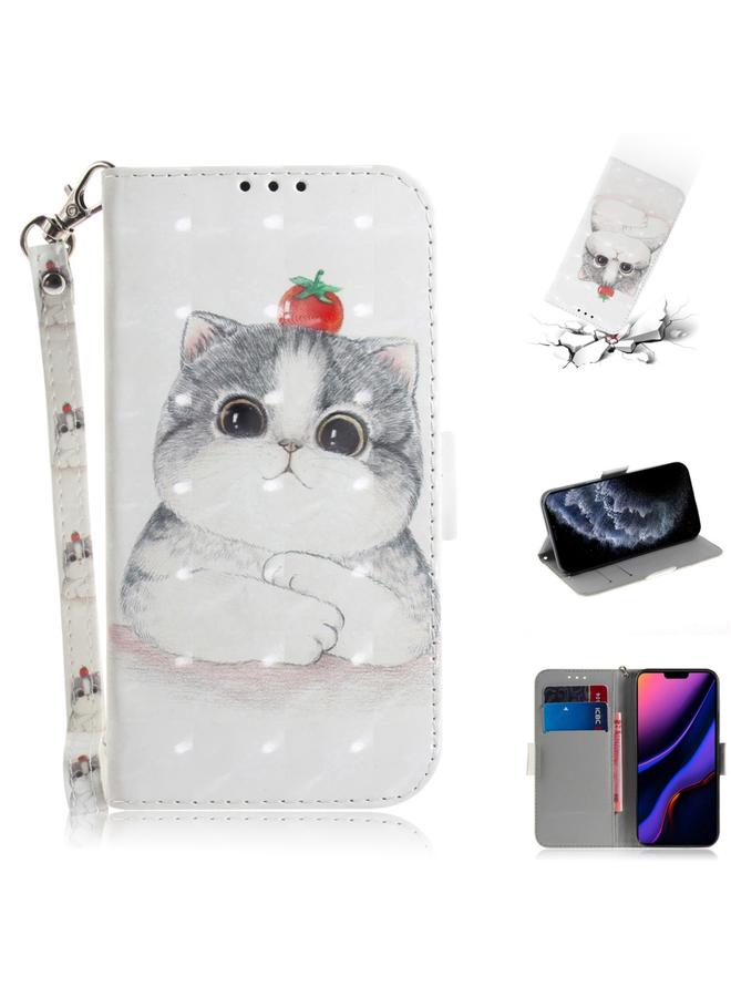 Zaboon Case For iPhone 11 Pro 3D Colored Drawing Horizontal Flip Leather Case, with Holder & Card Slot & Wallet - Image 1