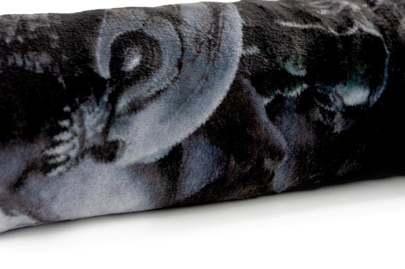 JUST FUNKY Doom Eternal Doomslayer Fleece Blanket - 45x60-Inch Soft Cozy Blanket  Plush Throw - Fluffy Cover for Twin Bed  Couch  Sofa  Living Room  Camping - Decorative Video Game Throws Merchandise - Image 3