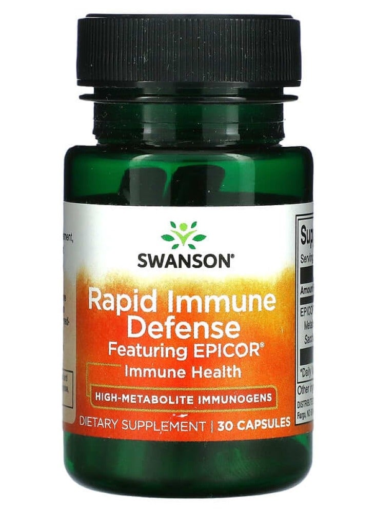 Rapid Immune Defense Featuring Epicor 500 mg 30 Caps
