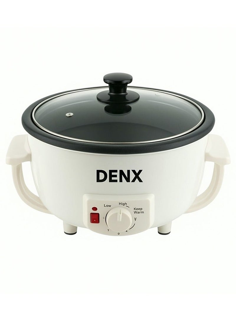 دينكس محمصة قهوة كهربائية - ٨٠٠ واط | محمصة قهوة منزلية مع درجة حرارة قابلة للتعديل وغطاء شفاف