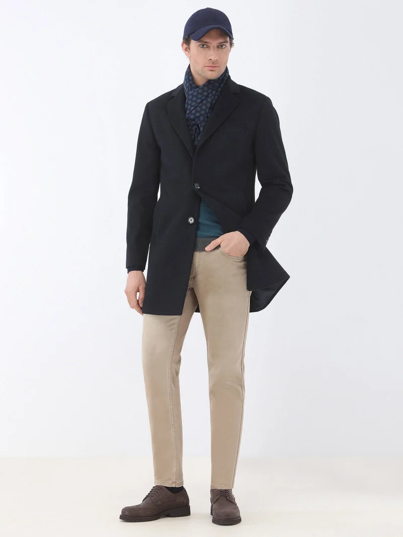 كيب Mink Slim Fit Denim Cotton Blend Trousers