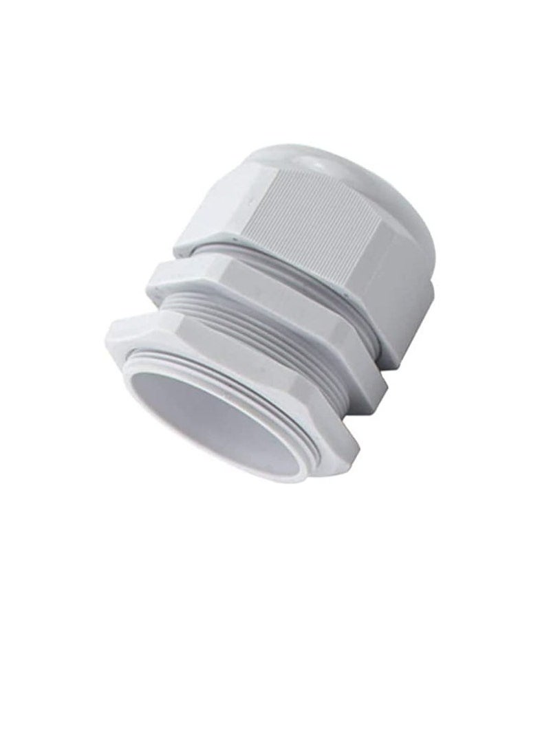 Generic Armoured Cable Gland Kit for Outdoor Sockets and Junction Boxes  Industrial Use with Lock Nut PVC Shroud and Earth Tag (40S, BW)  - Image 2