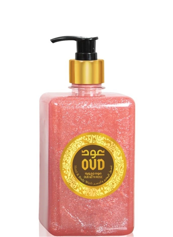 Oud Luxury Collection Oud with Rose Hand & Body Wash 500ml  - Image 2