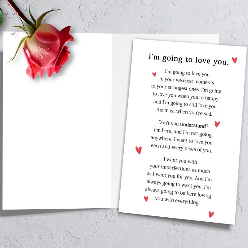HEJOYN Valentines Day Cards for Him Her, Valentine's Day Card Gifts for Husband Wife Boyfriend Girlfriend BF GF, Valentines Day Gifts - Image 2