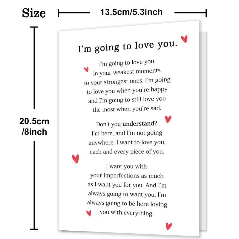 HEJOYN Valentines Day Cards for Him Her, Valentine's Day Card Gifts for Husband Wife Boyfriend Girlfriend BF GF, Valentines Day Gifts - Image 3