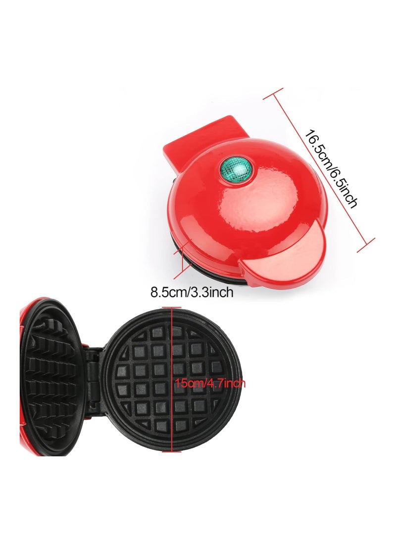 JAMAKY Italy - 1000W Jamaky Mini Waffle Maker with Non-Stick Coating, Classic Waffle Maker, Electric Cake Maker for Pancakes, Cookies, Shuffles, Snacks, Belgian Waffles Baking instead of frying is healthier. - Image 1