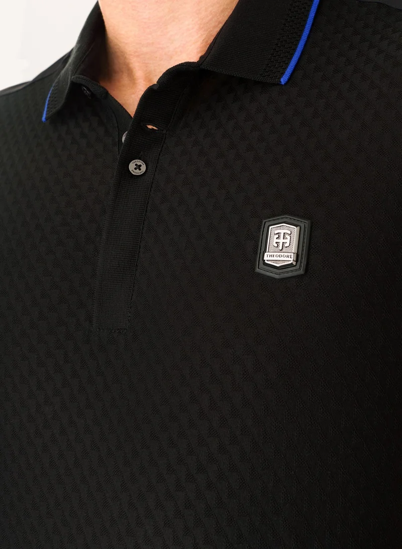 Theodore  The Stellar Black Polo for Men | Best Price UAE