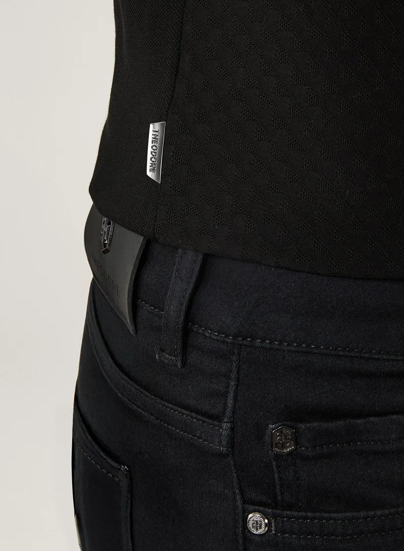 Theodore  The Stellar Black Polo for Men | Best Price UAE